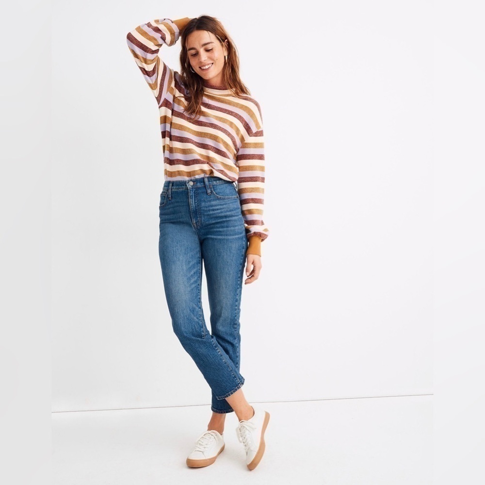 Madewell Tall Classic Straight Jeans in Coldbrook Wash, Size 26T